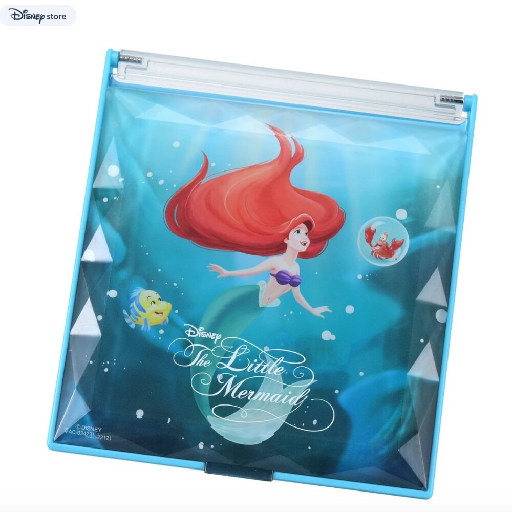 The Little Mermaid Ariel Compact Mirror Beauty Make Up Accessories Disney Japan